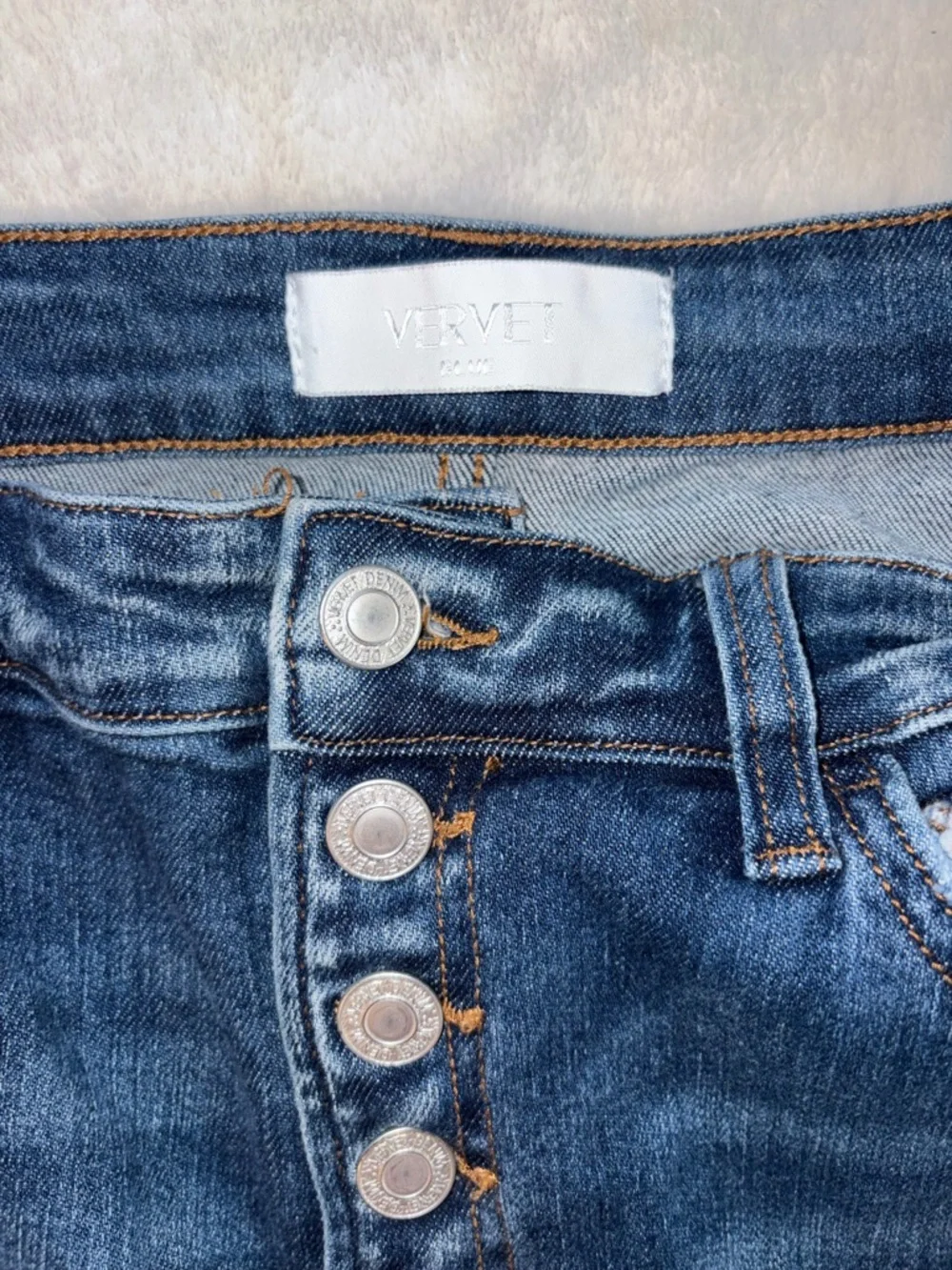 VERVET Distressed Skinny Jeans sz 30 - Picture 3 of 9